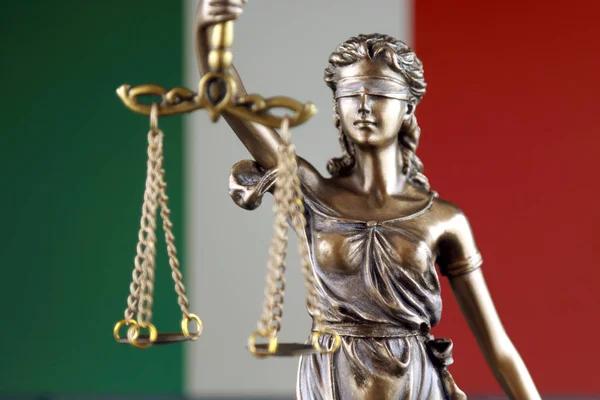 lady justice before flag italy 1 300x200